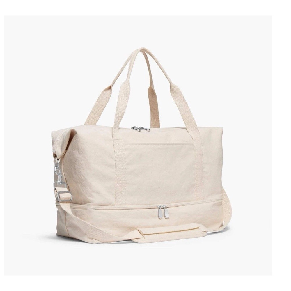 New Lo & Sons Catalina Deluxe Weekender in Canvas Cotton Tote Travel Duffle READ